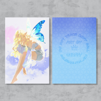 Sitting Queeny | OC | Postcards