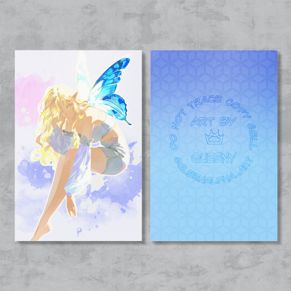 Sitting Queeny | OC | Postcards