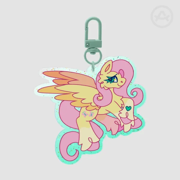 Fluttershy keychain