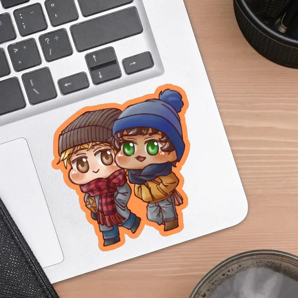"A Ticket to Christmas" Fanmade Die Cut Sticker