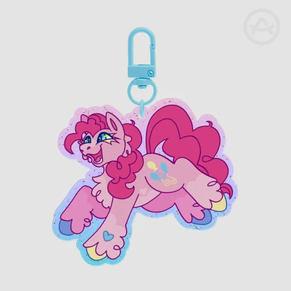 Pinkie pie keychain