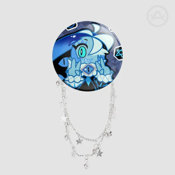Shadow Milk Cookie Badge With Chains
