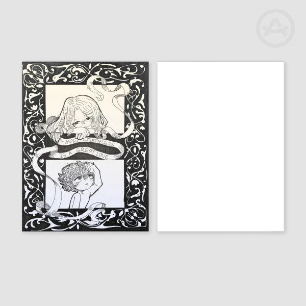 "How Deathless is a Great Love" print