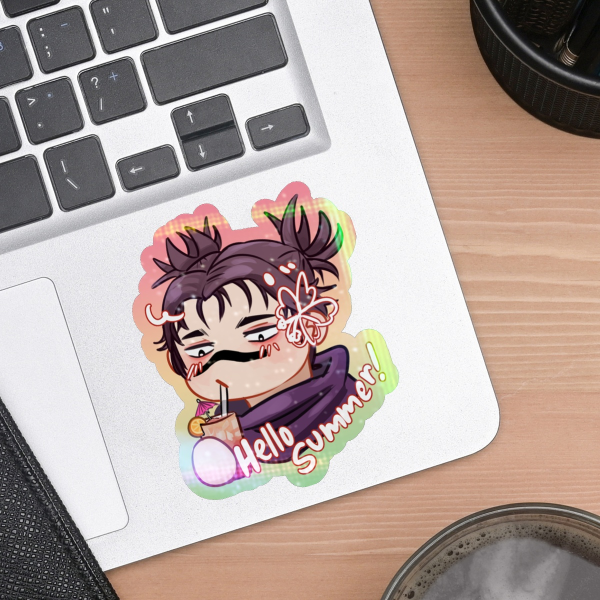 Summer Drink Choso Sticker!
