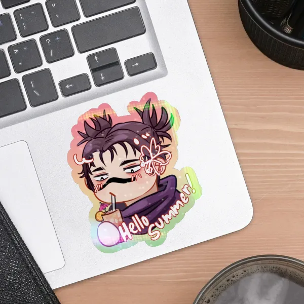 Summer Drink Choso Sticker!