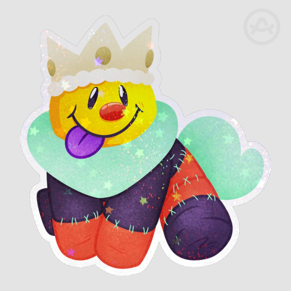 Tomato Holographic Sticker