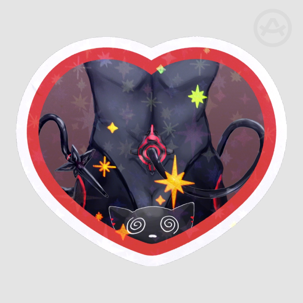 Machina X Flayon Back/Tail Heart Sticker