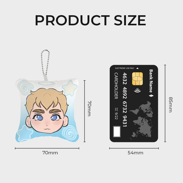 Gabi Dual Mini Pillow Keychain