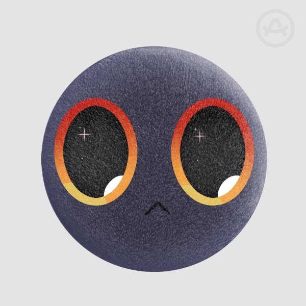 Blade Sesame Cake Plush Badge