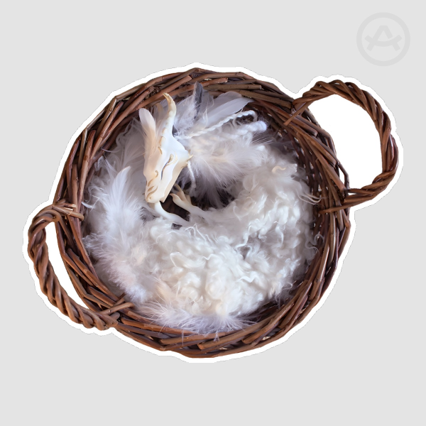 basket baby sticker