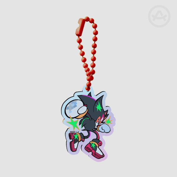 Shadow Rainbow Acrylic Keychain