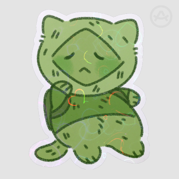 Kitty Fern Sticker