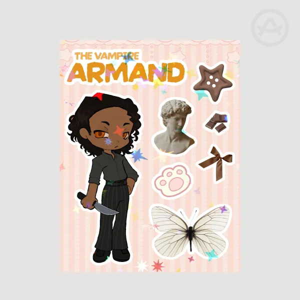 ARMAND STICKER SHEET