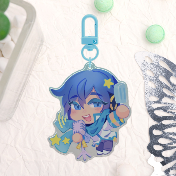 Vocaloid Kaito Acrylic Keychain