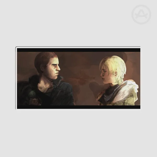 Jake and Sherry Resident Evil 6 Shake Plastic Bookmarks