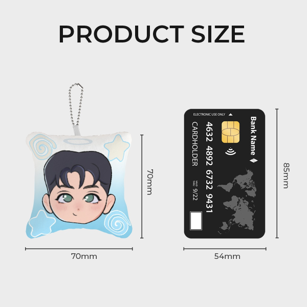 Alejandro Dual Mini Pillow Keychain
