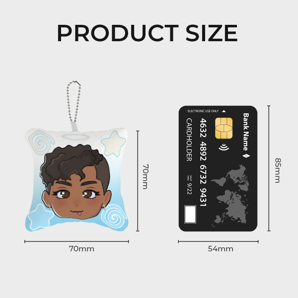 Kauê Dual Mini Pillow Keychain
