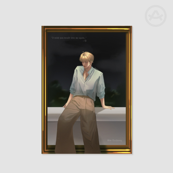 (BTS) V Poster Illustration - A4 Print