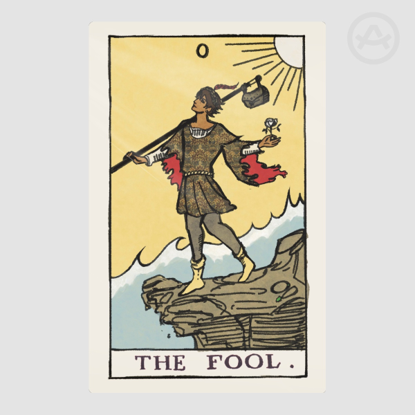 Pierce Tarot Card Sticker