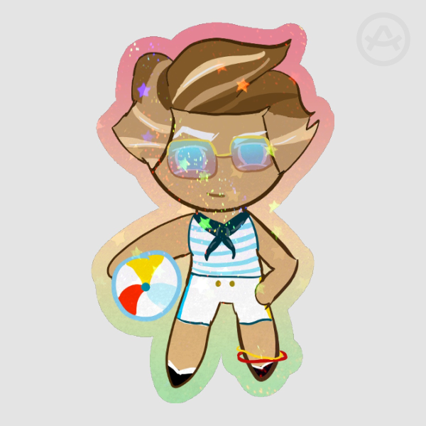 Almond Cookie Summer Sticker