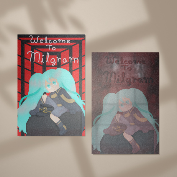 Milgram Miku Double Sided Print