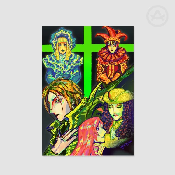 Malice mizer [Gekka no Yasōkyoku] A4 Poster