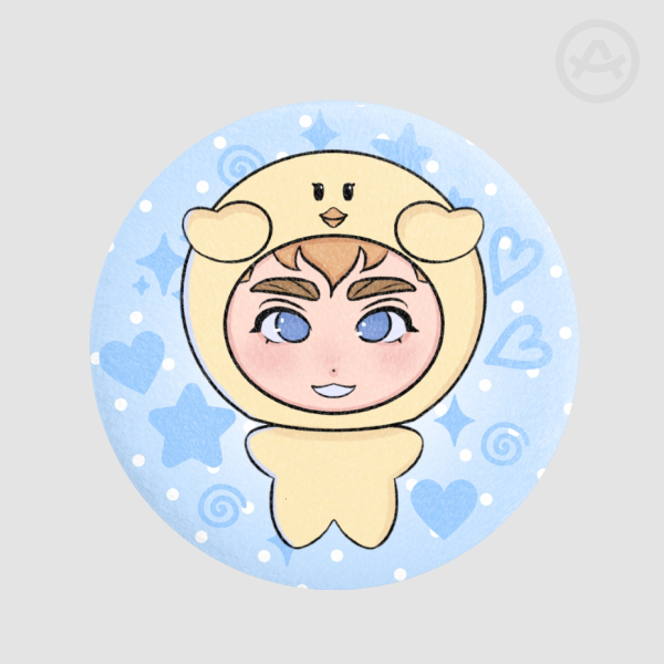 STBV Gabi Pollito Plush Badge