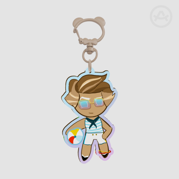 Almond Cookie Acrylic Keychain Cookie Run Ovenbreak