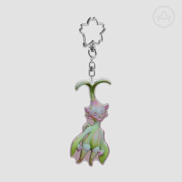 plant baby keychain