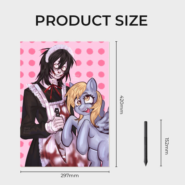 Maid Jeff the killer x MLP Derpy Poster Printing