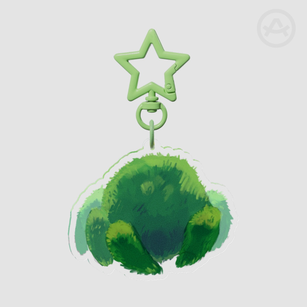 Moss Ball Eridian Keychain