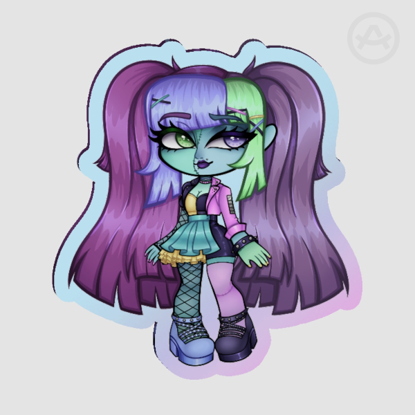 Mari Soul Acrylic Rainbow Pin