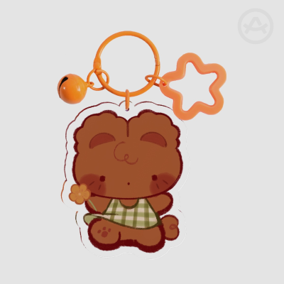 Bonny bear acrylic keychain