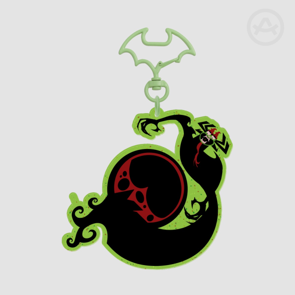 AKU - SAMURAI JACK GLITTER KEYCHAIN