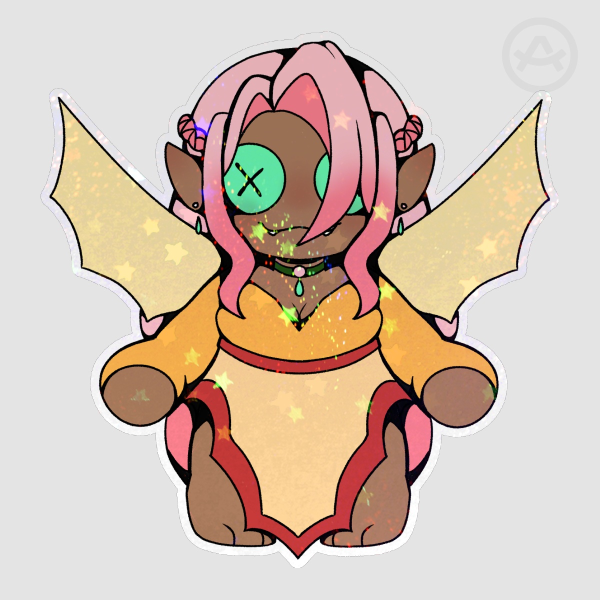 flutterbat Die Cut Sticker