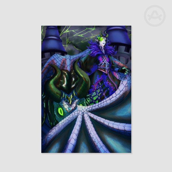 A4 Malleus Draconia Overblot Print