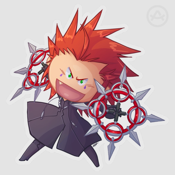 Axel - Attack (Clear Cut Sticker)