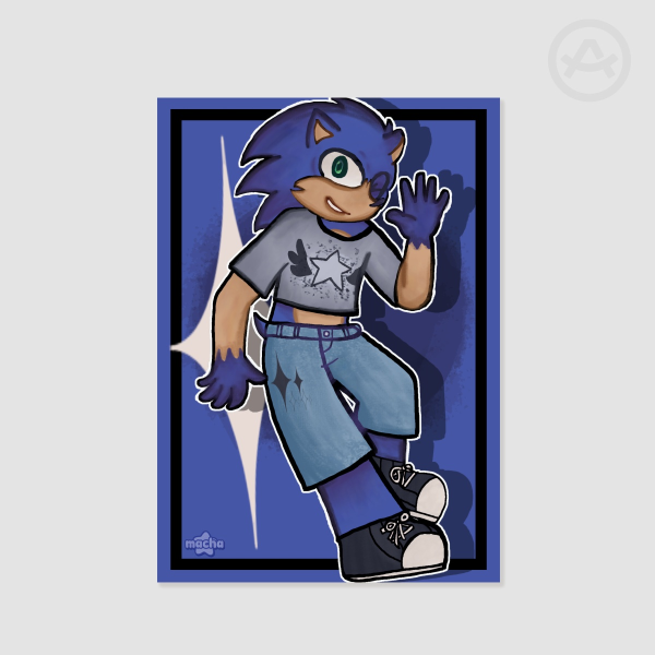 sonic poster print