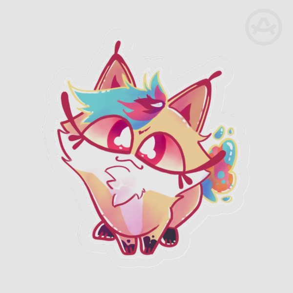 Cat Beelzebub Acrylic Pin
