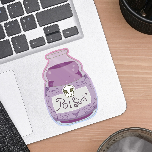 Poison Die Cut Stickers