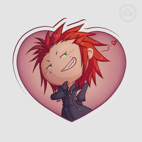 Axel - Heart (Acrylic Pin)