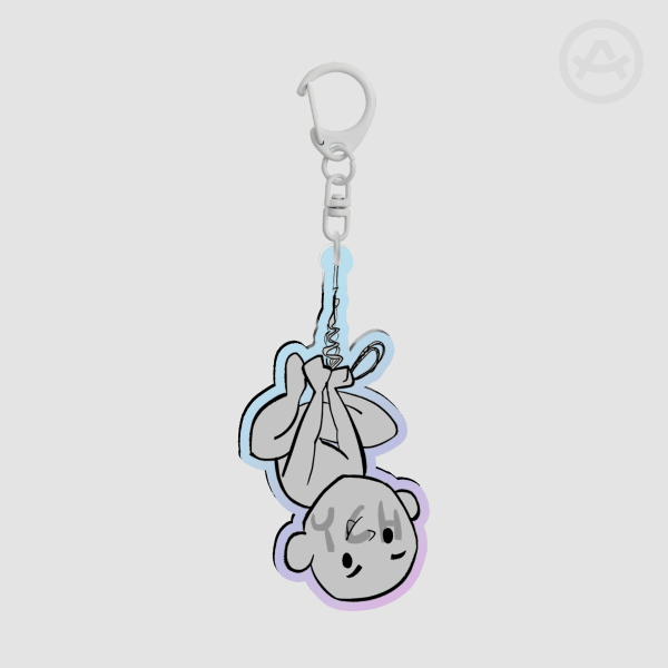YCH Rainbow Dangling Spider-Sona Keychain