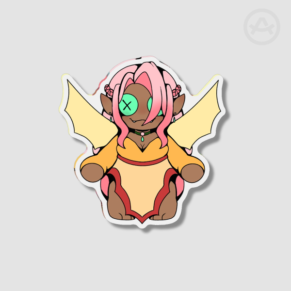 flutterbat Shaped Fridge Magnet