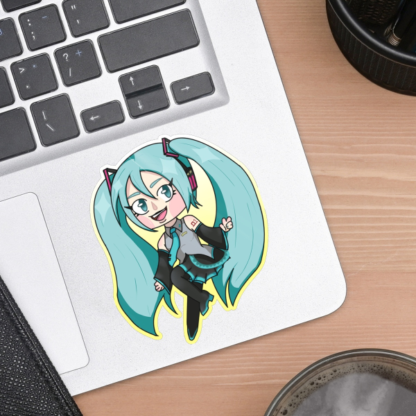 Hatsune Miku Die Cut Stickers