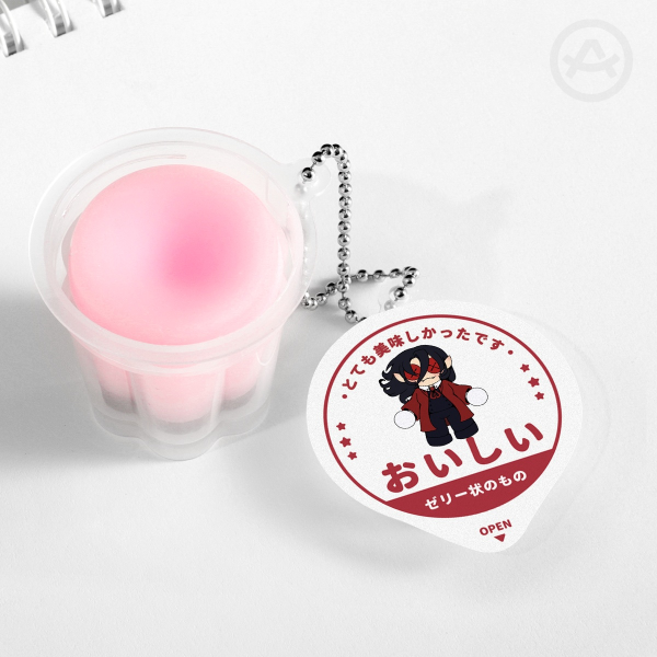 alucard Squishy Pudding Jelly Keychain