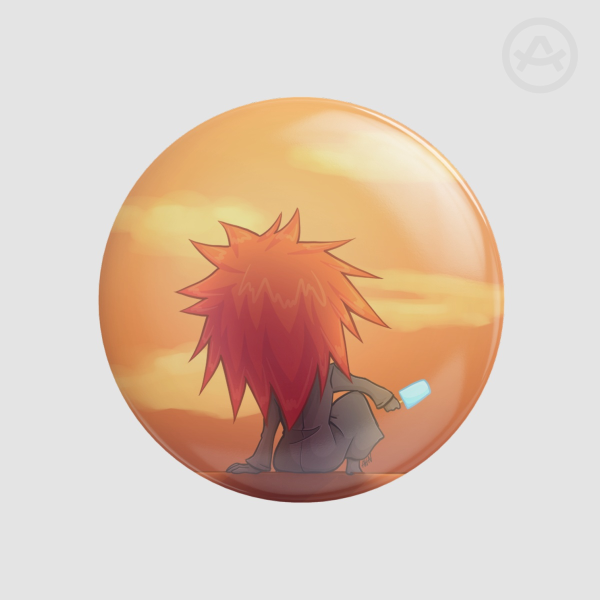 Axel - Sunset (Round Button Pin)