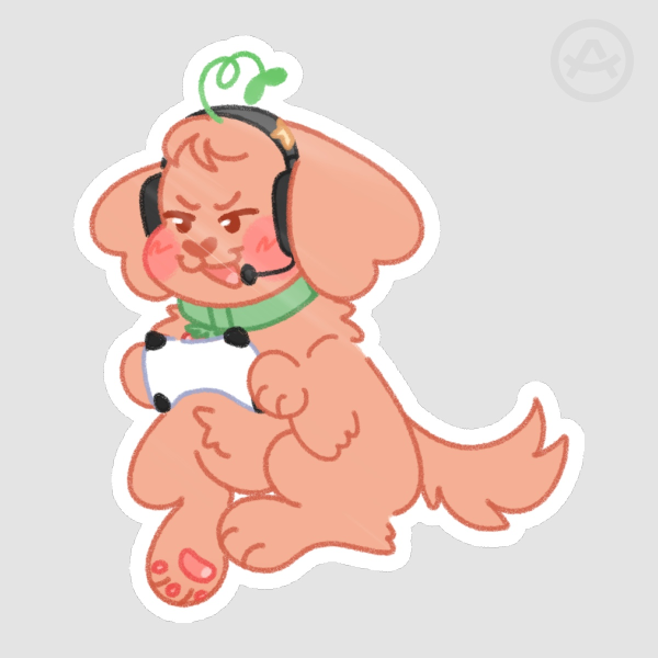 Gamer Tomato Sticker