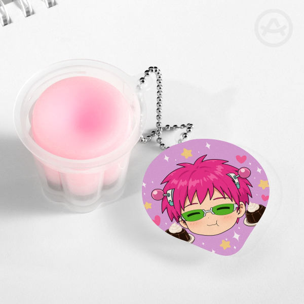 Saiki K - Squishy Pudding Jelly Keychains