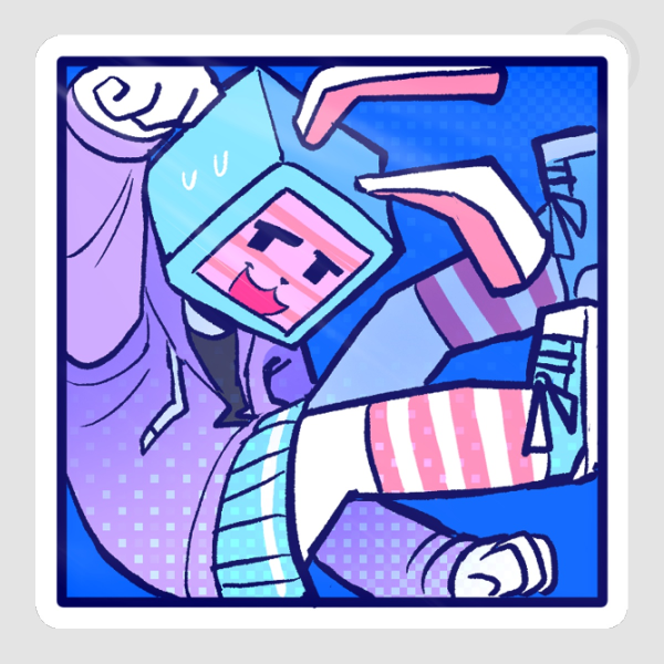 Melanie Box Sticker