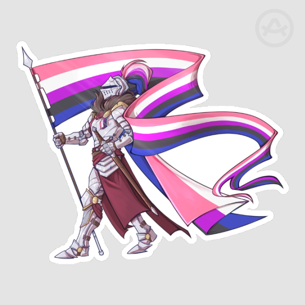 Pride Knight - Genderfluid